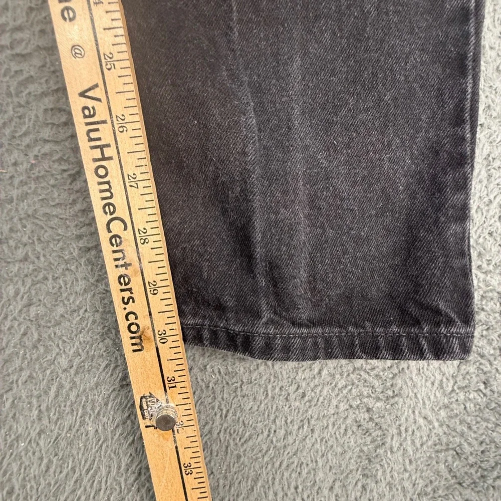 Levi's 505 Jeans Mens 34x30 Black Orange Tab Regular Fit Straight Leg Denim 80's